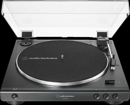 Audio-Technica AT-LP60XUSB Draaitafel met riemaandrijving Grijs, Metallic