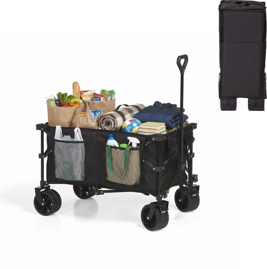 Mr. Fold Bolderkar XL - opvouwbaar 200L 150KG - all-terrain anti-lek wielen