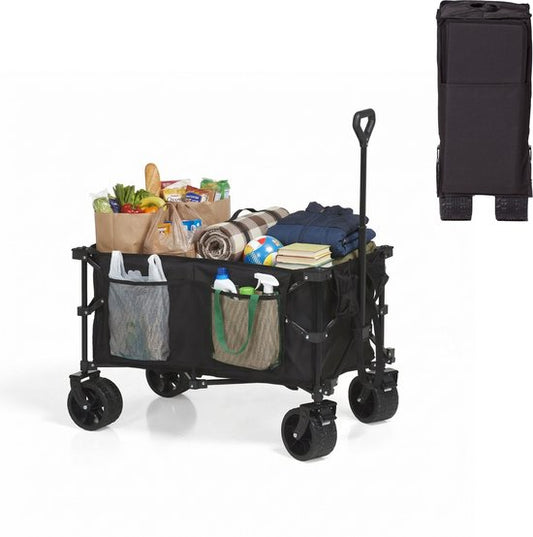 Mr. Fold Bolderkar XL - opvouwbaar 200L 150KG - all-terrain anti-lek wielen