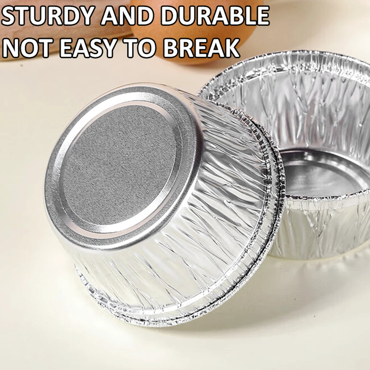 Maxcook Aluminum Foil Cake Cups, Pack of 50, MCPJ3598