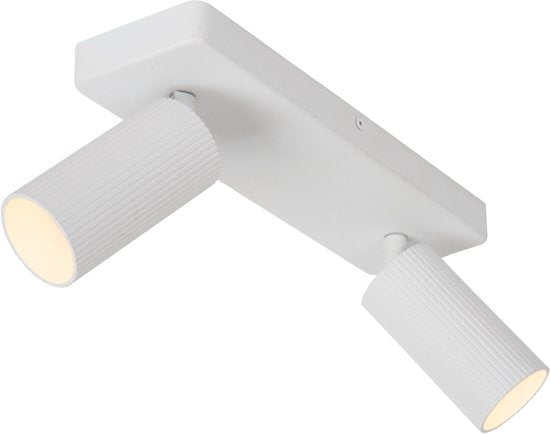 Lucide CLUBS - Plafondspot (Plafondlamp) - 2xGU10 (MR16) - Wit