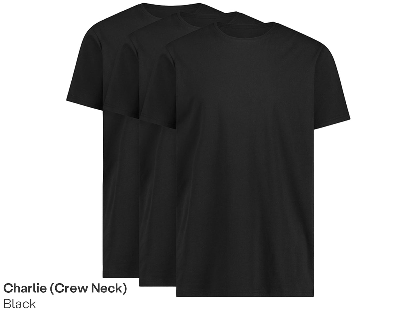 LebasQ Bamboo T-Shirt 3-pack - zwart - maat M - V-hals heren