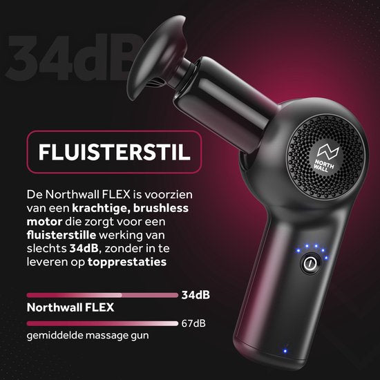 Northwall Massage Gun - Northgun FLEX Massage Apparaat - Professioneel Massage Pistool