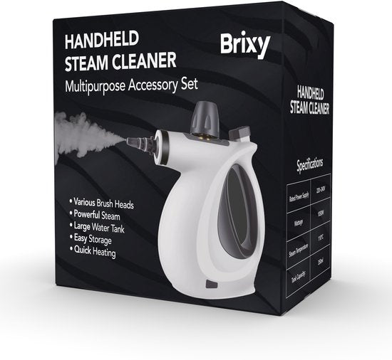 Stoomreiniger - Handstoomreiniger - Vlekkenreiniger - Vloer, Badkamer, Keuken - Tapijtreiniger - 1200W - Infinity Goods