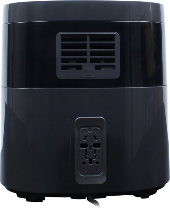 Wartmann Airfryer - PFAS-vrije Heteluchtfriteuse Met Kijkvenster - Nieuw Model - 5.7 Liter - 10 Programma's - 1700 Watt - Zwart