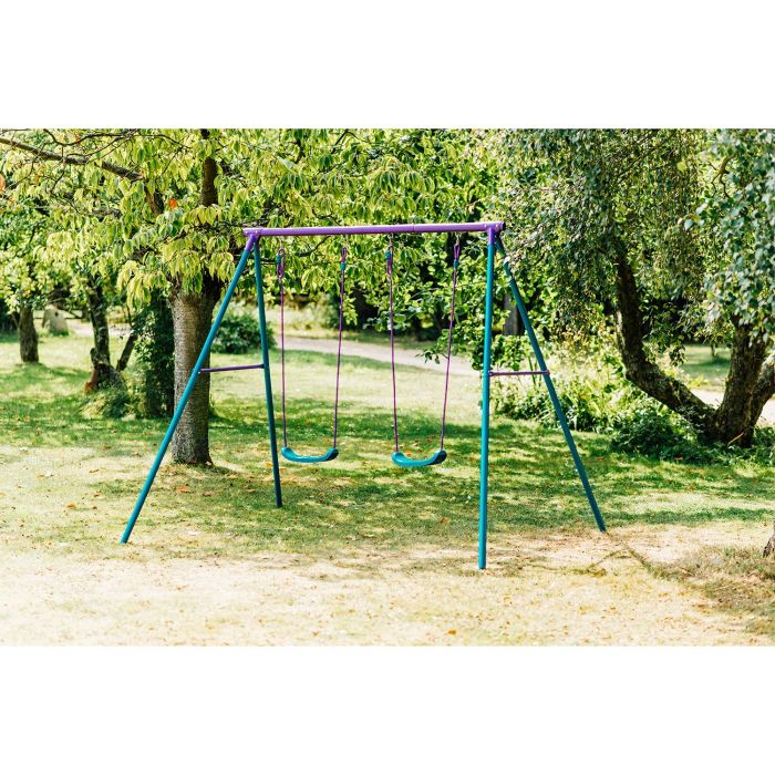 Plum schommelset Sedna turquoise - L 210 x B 178 x H 183 cm