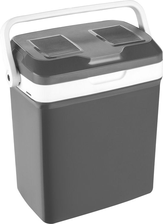Outbee Koelbox - Koelbox elektrisch 12v 230 volt - Koelbox auto - 21L - Geschikt voor 1,5 liter flessen - Grijs