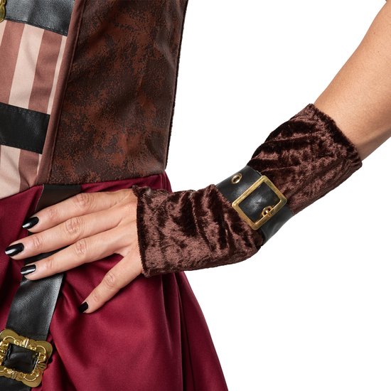 Dressforfun Steampunk edelvrouw S - verkleedkleding kostuum halloween verkleden feestkleding carnavalskleding carnaval feestkledij partykleding - 302295