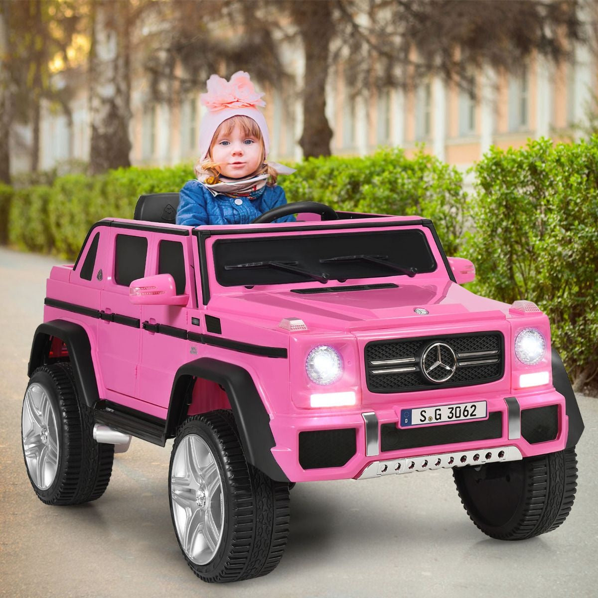 Coast Elektrische kinderauto - Mercedes Benz - tot 8 jaar - Max. 30 kg - Roze