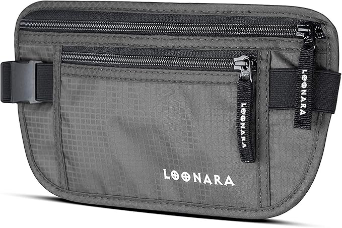 loonara Travel Heuptas grijs 2stuks