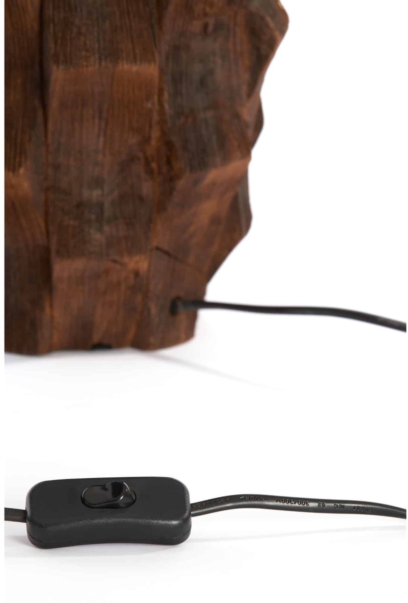 Light & Living Tafellampvoet Takabe Ø20 cm – Bruin