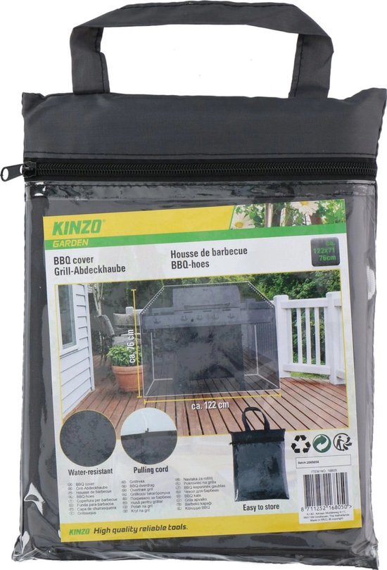 BBQ hoes - afdekzeil voor barbecue - 122X71X76cm