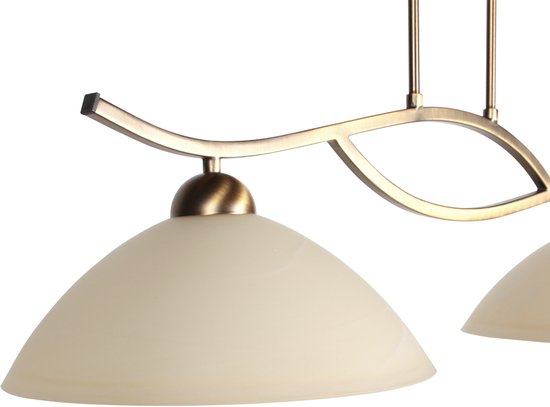 Steinhauer - hanglamp - Anthea - brons - glas metaal - design lamp - E27 - 4325BR
