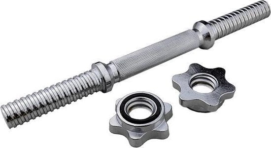 Matchu Sports - Dumbbell set - Verstelbare Dumbells - Halterset - Gewichten - 2 x 10 kg - Set van 2 stuks - Zwart