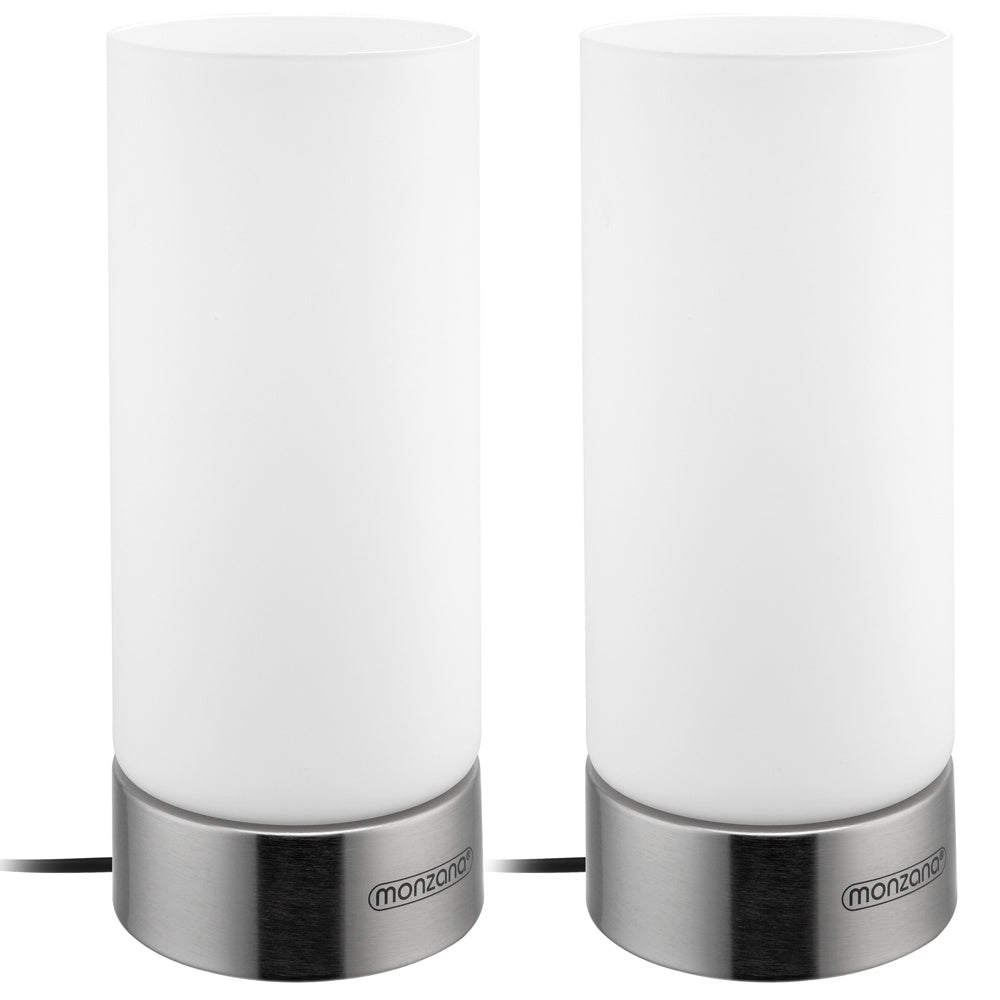 Monzana Tafellamp Lumo - Set van 2 - Wit