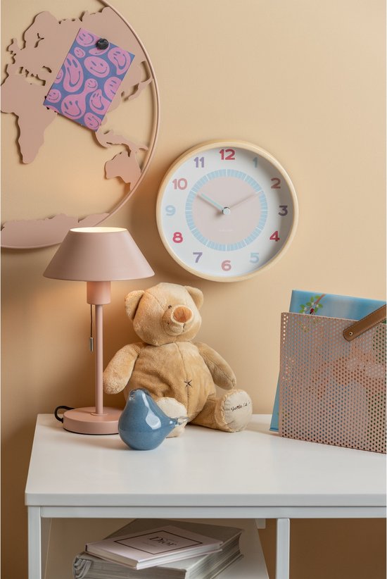 Karlsson Wandklok Chico - Multicolor - Ø25cm - Wandklok Scandinavisch