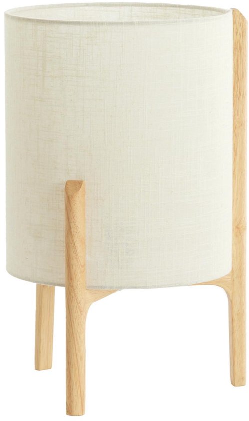 Light & Living Tafellamp Bruin - Hout - Ø28 x 44 cm - E27