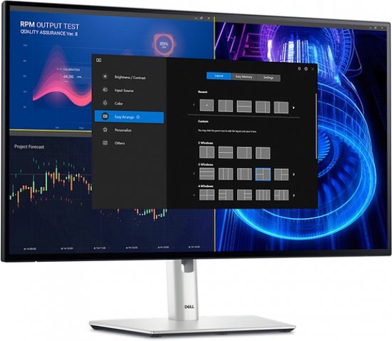 Dell UltraSharp U2724D - QHD IPS Black Monitor - DCI-P3 98% - Infinity Edge - 120hz - 27 inch