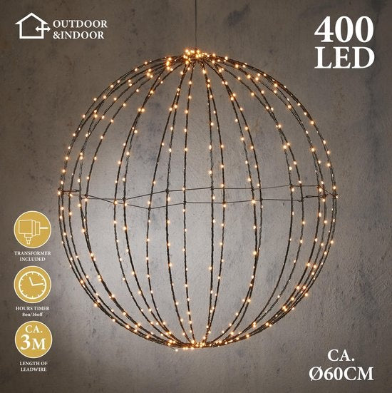 Giftsome Lichtbol Kerstverlichting LED - Lichtbal Ø 60 CM - Kerstverlichting Buiten en Binnen