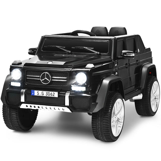 Coast Speelgoedauto voor Kinderen - Met Muziek en Afstandsbediening - 115 x 67 x 57 cm - Zwart