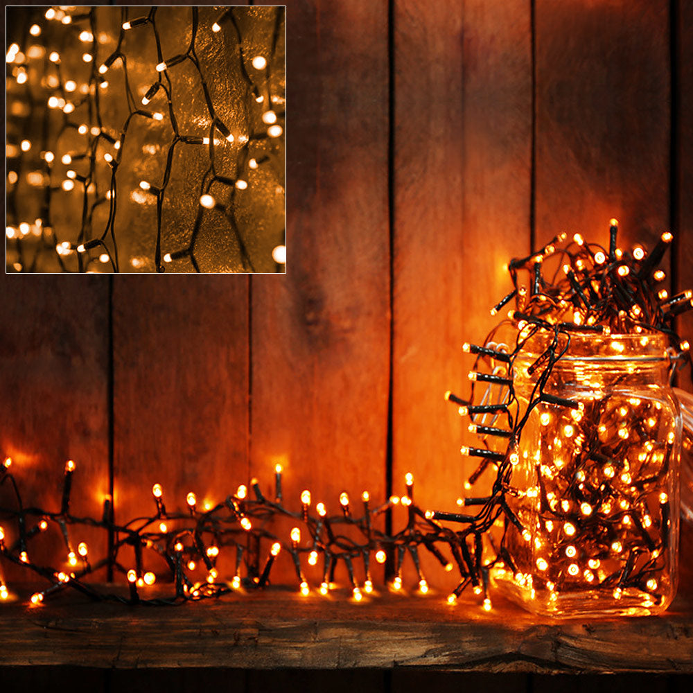 Monzana lichtketting Kerstmis warm wit 6m Timer