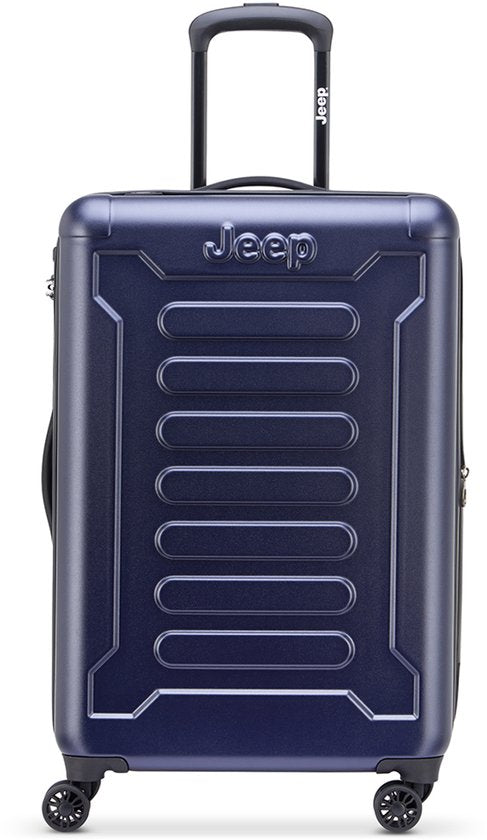 Delsey JH004C 68 cm Vergrootbare Reiskoffer - Blauw