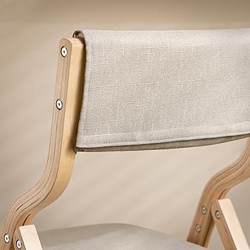 SoBuy Klapstoel comfortbal - Met zacht kussen - Max. 90 kg - Grijs