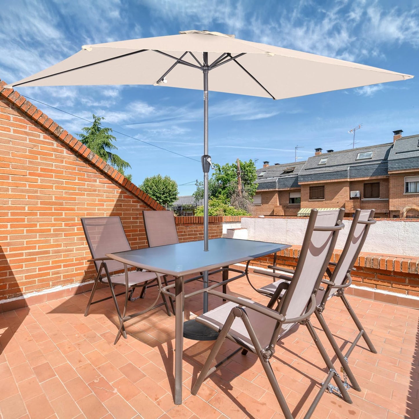 Angel Living Parasol - Rechthoekig - 200 x 300 cm - Beige