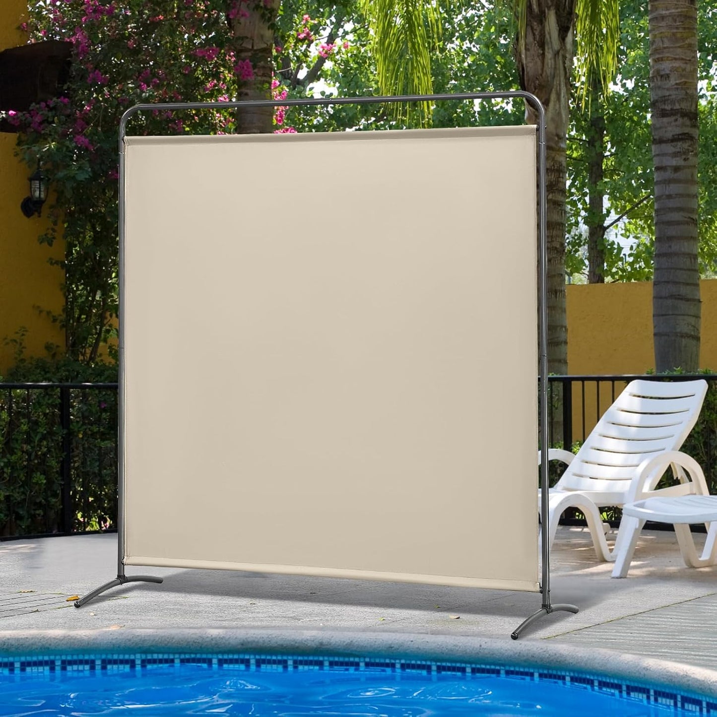 Angel Living Kamerschermen - 1-delig - Opvouwbaar - Beige - 162.5 x 177cm