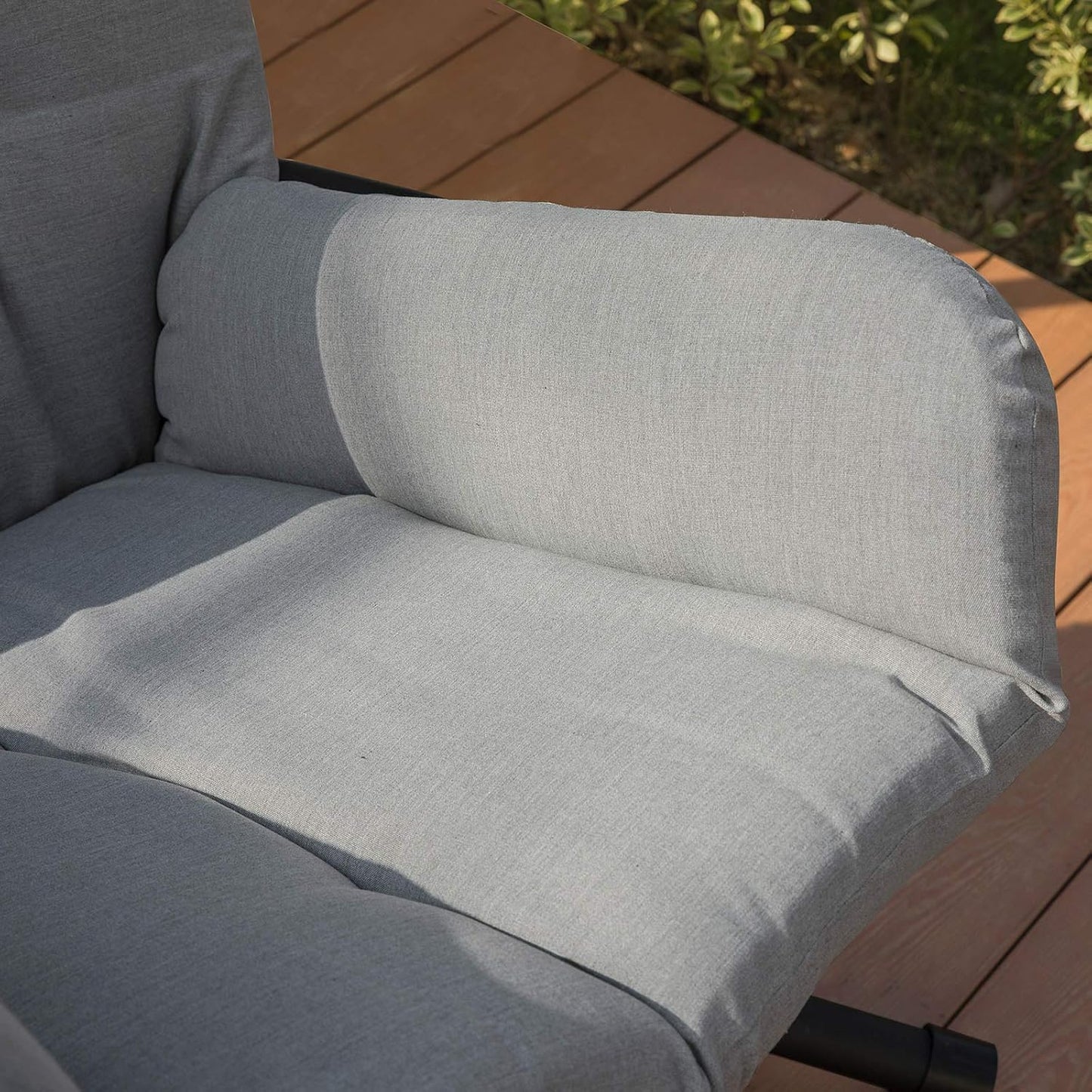 SoBuy Hangstoel incl. Frame - Max. 150 kg - 103 x 125 x 190 cm - Grijs