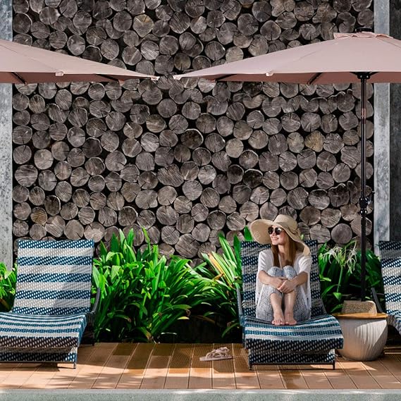 Coast Parasol met LED verlichting - Ø270 cm - Beige