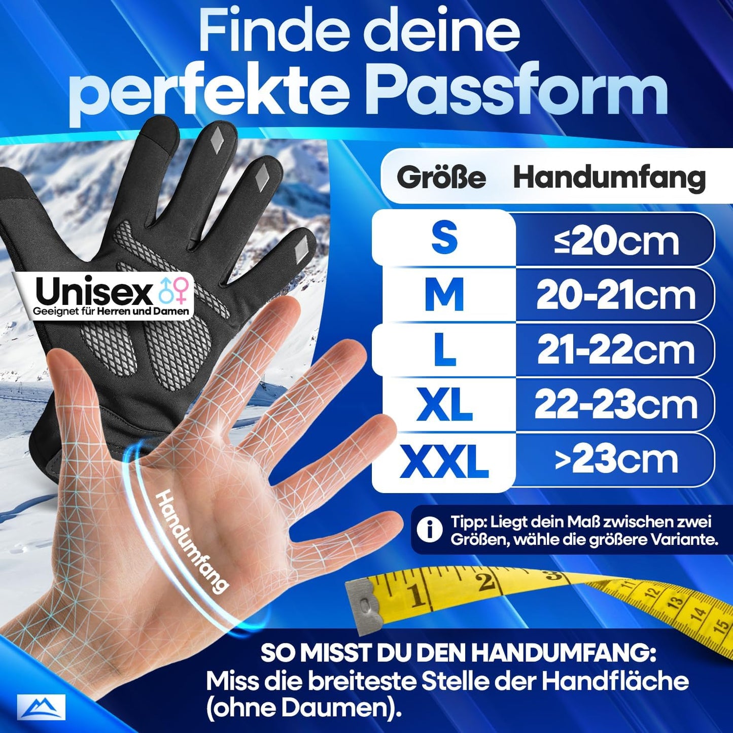 Nextcover® Winter fietshandschoenen - ThermoShield 2.0 - Unisex - maat L - Warme & waterdicht - thermo