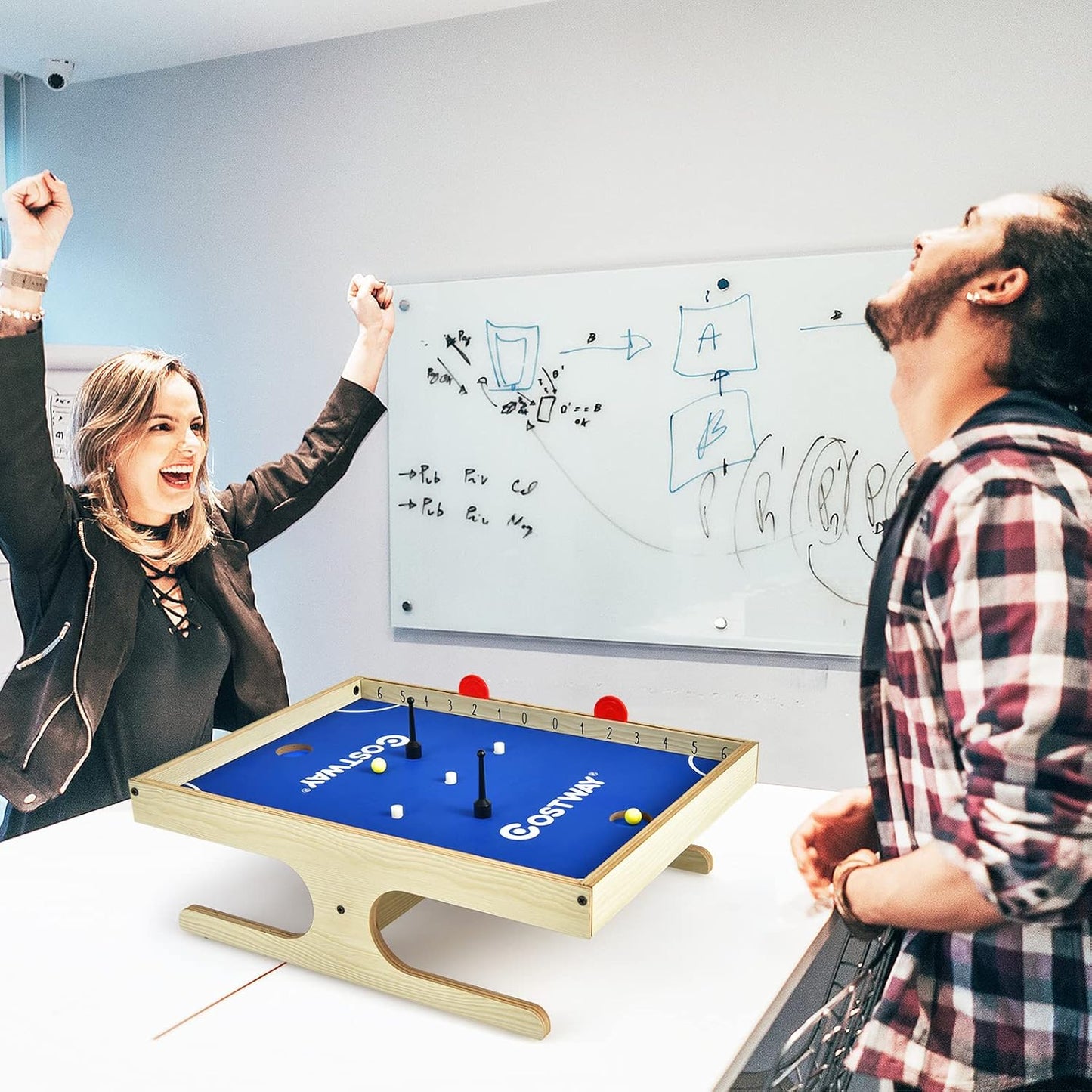 Magnetisch tafelspel - tafelvoetbal en airhockey