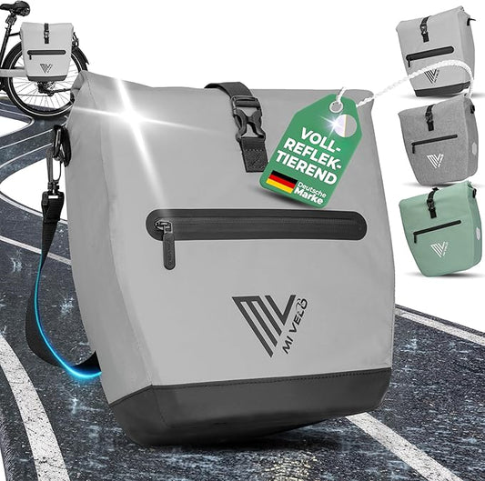 MIVELO Fietstas – Waterdicht & Incl. Laptopvak & Schouderband – 20 liter – Reflecterend