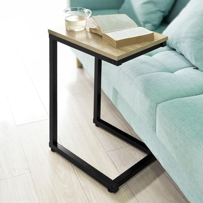 SoBuy Bijzettafel - Salontafel - Max. 20KG - 30 x 60 x 40 cm - Houtkleur
