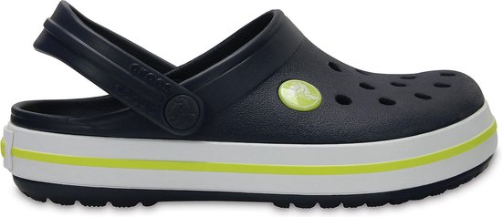 Crocs Instappers - Maat 20/21 - Unisex - donker blauw/wit/geel