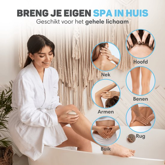 Vulpes Goods® BodyCare - Hoofdmassage Apparaat met Infrarood – Elektrisch Massageapparaat - Scalp Massager - Haarborstel – Stimuleert Haargroei & Bloedsomloop - USB Oplaadbaar