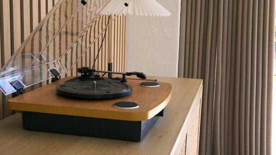 Denver Platenspeler Dual Bluetooth - Ingebouwde Speakers - USB - Retro - Hout - VPL230LW