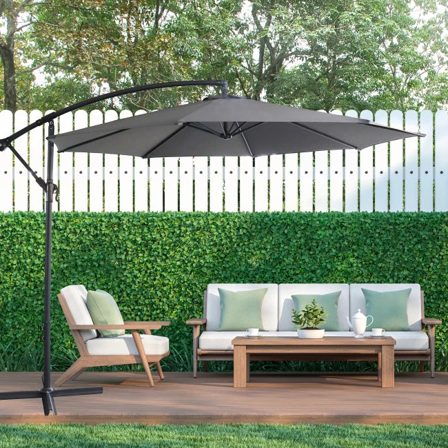 Lifa Garden Zweefparasol - 300 x 300 cm - Grijs