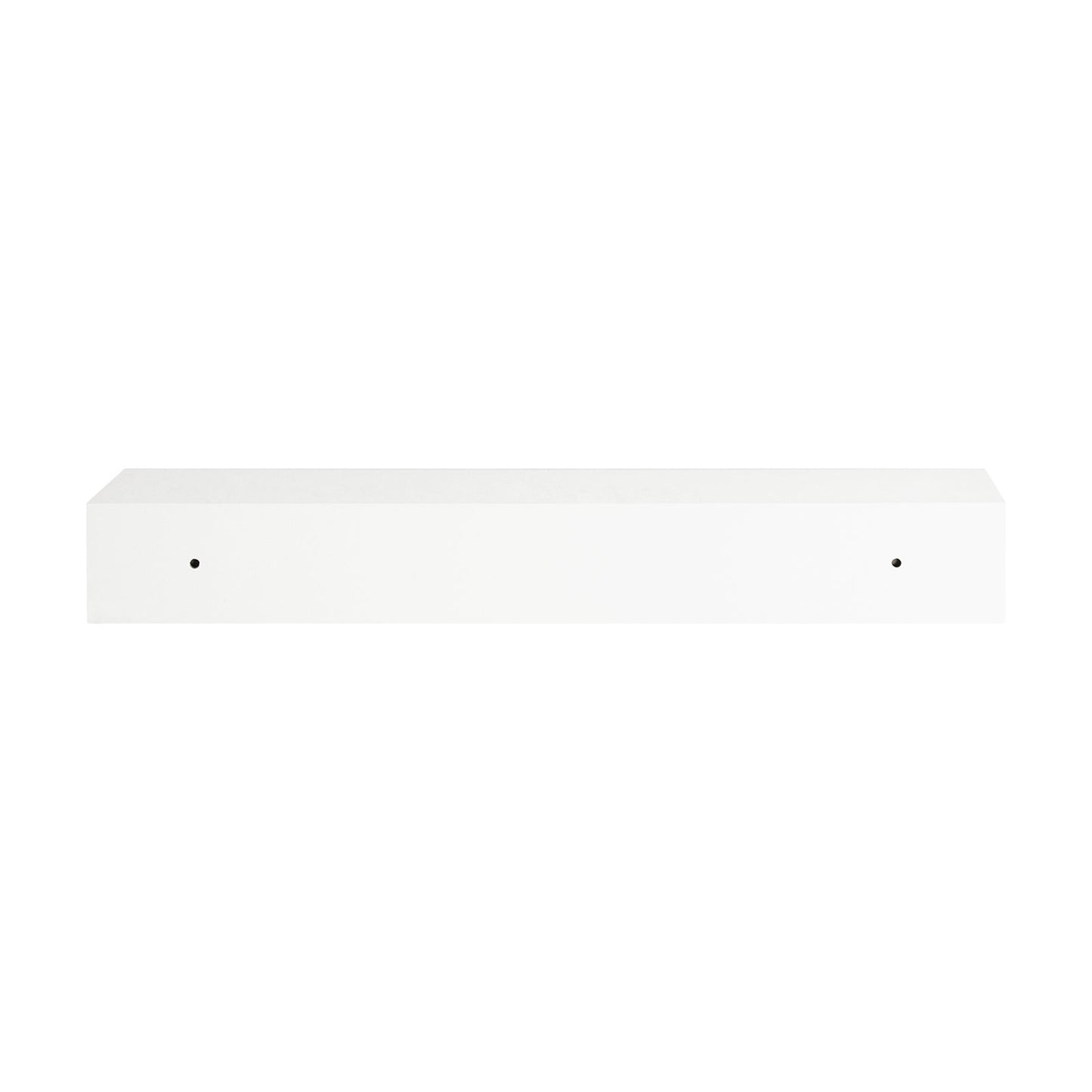SoBuy Wandplank met 1 Lade - Max 5. kg - 60 x 25 x 8 cm - Wit/ Bruin