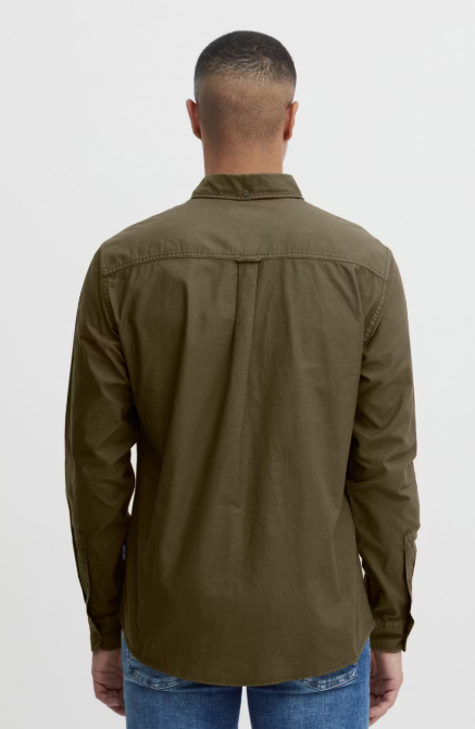 Blend Overhemd Oxford Forest Night – Maat XL - Heren – Normale Pasvorm