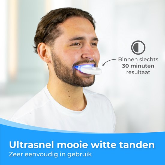 Nuvance - Tandenbleekset - 5 Spuiten Zonder Peroxide (0%) - Tandenblekers - Tanden Bleken - Teeth Whitening Kit - Witte Tanden