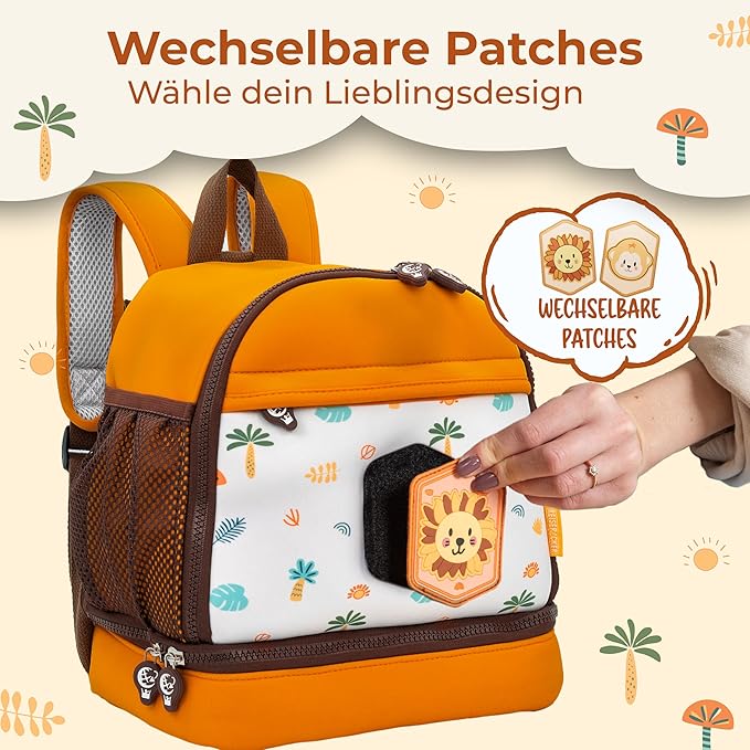 REISERACKER Kinderrugtas Adventure oranje