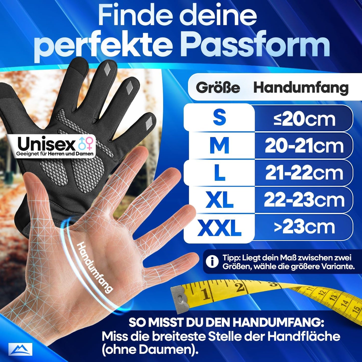 Nextcover® Winter fietshandschoenen - ThermoShield 2.0 - Unisex - maten S-XXL - Warme & waterdichte thermo - winter waterproof