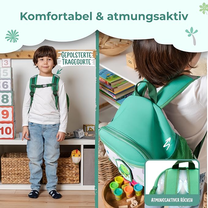 REISERACKER Kinderrugtas Adventure groen