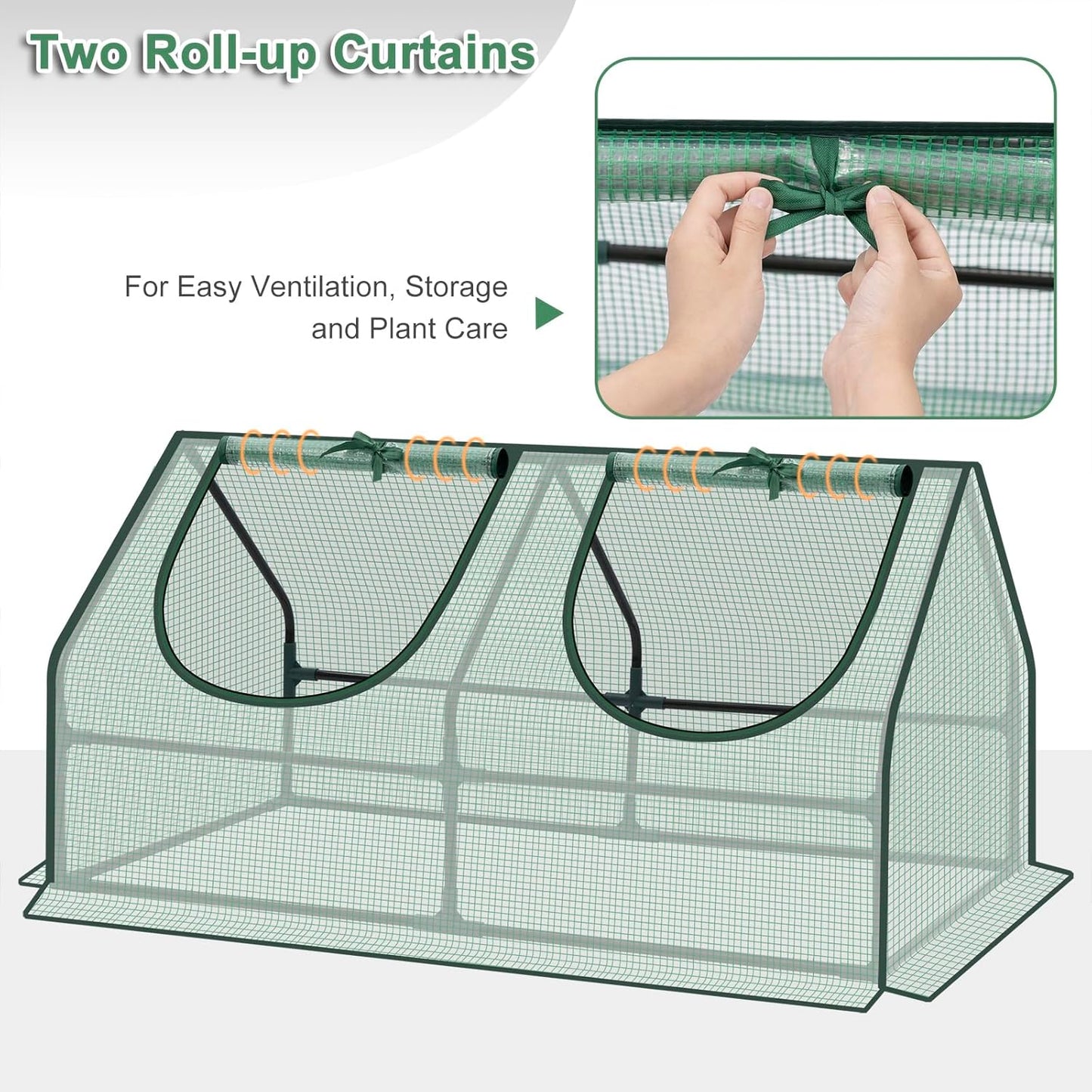 Woltu Foliekas - 120 x 60 x 60 cm - Groen