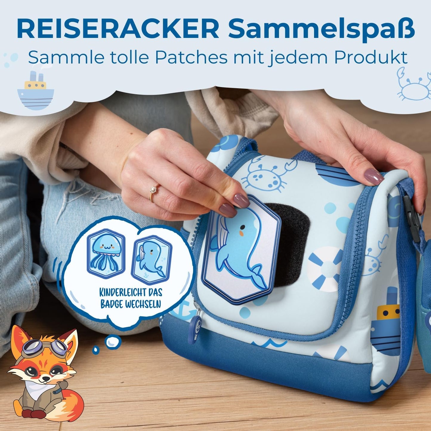 REISERACKER Toilettas voor Kinderen - blauw