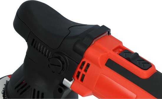 Carpoint Dual Action Polijstmachine - 650Watt - 6 snelheden - 2000-6400 Polijstbewegingen - 9mm Excentrische uitslag