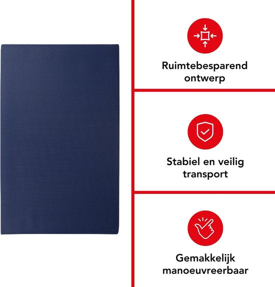 Toolland Meubelroller, met 4 zwenkwielen, draagkracht tot 400 kg, blauw