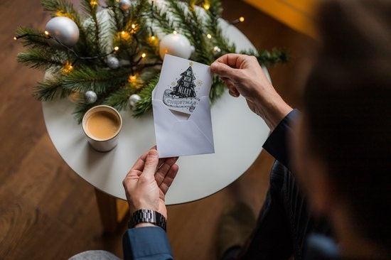 Giftmas Kerstkaarten - Wenskaarten - 52 Stuks - Met Enveloppen en Stickers - 10x10cm